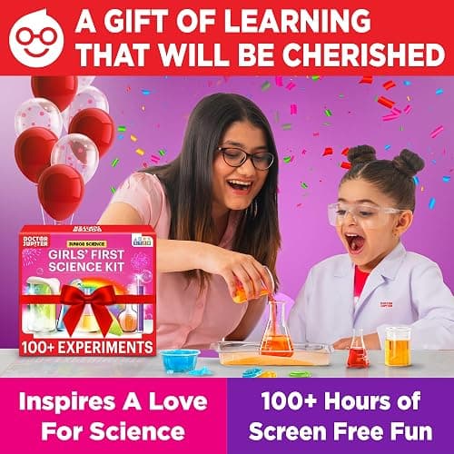 Doctor Jupiter Girls First Science Experiment Kit for Kids Ages 4-5-6-7-8| Birthday Gift Ideas for 4+ Year Old Girls| STEM Learning & Educational Toys thumbnail 7