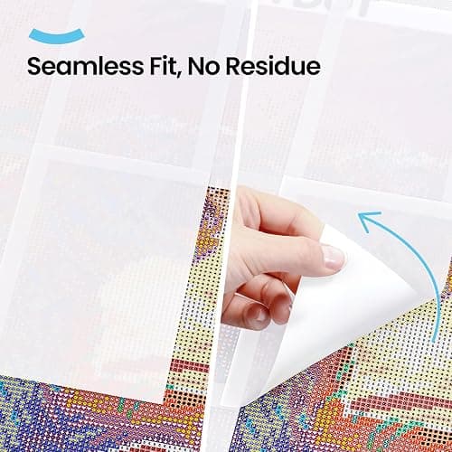 ARTDOT 200-Piece Double-Sided Non-Stick Release Paper for Diamond Art Kits, 15x10 cm Thickened Cover Replacement Paper as Diamond Painting Accessories and Tools thumbnail 2