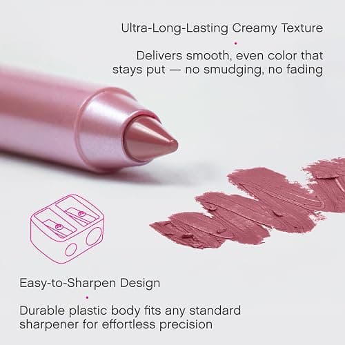 Vivienne Sabó Gel Lipliner Le Grand Volume – Long-Lasting Smudge-Proof Lip Liner & All-Over Lip Color, Creamy Precision Formula, Hydrating & Comfortable Wear, 03 Cool Nude thumbnail 3