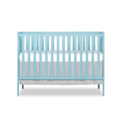 Dream On Me Synergy 5-In-1 Convertible Crib In Aqua Sky, Greenguard Gold Certified thumbnail 5