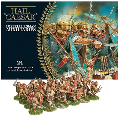 Wargames Delivered - Warlord Games Hail Caesar - Early Imperial Romans Auxiliaries, 28mm Roman and Greek Miniatures for Tabletop War Games, - Image 1