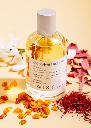 Twist - Red Velvet No. 4 - Eau De Parfum Inspired by MFK Baccarat Rouge 540, Long-Lasting Perfume For Women & Men, Paraben Free, Vegan, Clean Ingredients, Unisex - Spray 100 ml | 3.4 fl. oz. thumbnail 5