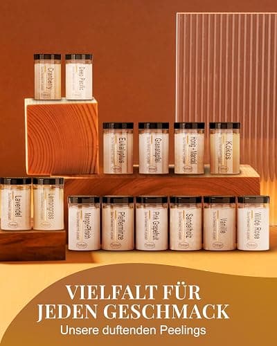 Frankonia BATH & SPA Sauna Salz Peeling Wilde Rose – 400 g Meersalz-Körperpeeling mit Jojobaöl & Vitamin E – Dusch- & Body Scrub für alle Hauttypen – Vegan & ohne Parabene – ohne Microplastik thumbnail 8