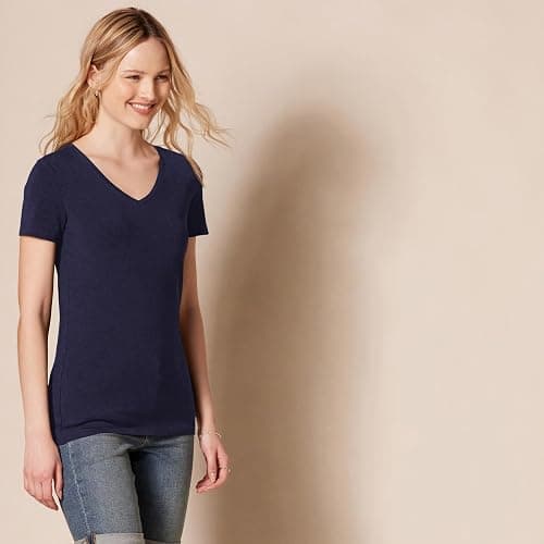 Amazon Essentials Women's Regular-Fit Short-Sleeve Crewneck T-Shirt thumbnail 2