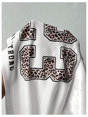 Verdusa Jersey Shirts for Women Y2K Number Graphic Crop Tops Half Sleeve Summer Tees thumbnail 6