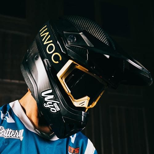 Havoc Racing Helios Goggles - For Motocross, Dirt Biking, ATV, & UTV - UV Blocking Anti-Fog Goggles thumbnail 7