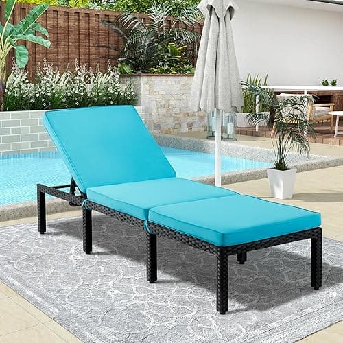 ECOTOUGE Outdoor Chaise Lounge Chair