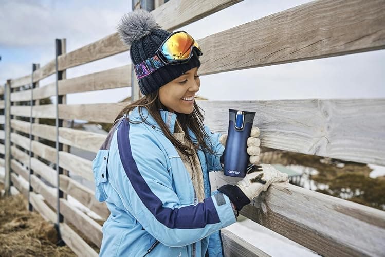 Contigo West Loop Autoseal Travel Mug, Stainless Steel Thermal Mug, Vacuum Flask, Leakproof Tumbler, Coffee Mug with BPA-Free Easy-Clean Lid thumbnail 5