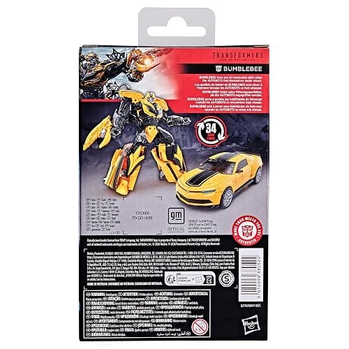 Transformers Studio Series Bumblebee, Age of Extinction Deluxe Class 5-Inch Converting Action Figure, Robot Toys for 8+ thumbnail 5