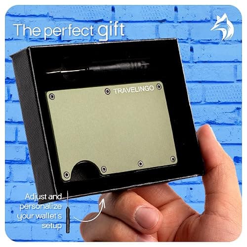 TRAVELINGO Slim RFID Blocking Wallet For Men - Light Weight, Durable & Compact- Minimalist Wallet With Money Clip (Green) thumbnail 7