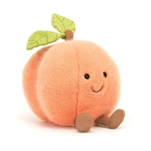 Jellycat Amuseables Peach Stuffed Plush - Image 1