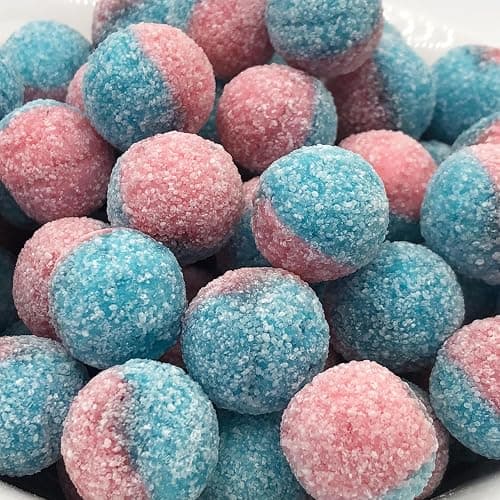 Barnetts - Mega Sour Candy Bubblegum 227g - Trendy Sweet Bags - Traditionally Handmade Sweets - Sour Coating Lasts 20 Seconds - Candies for Party Bag, Gift Hamper, or Hamper Box - Image 1