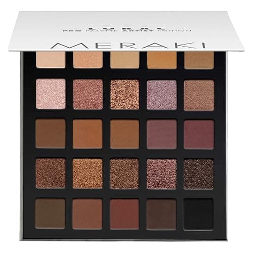 LORAC PRO Matte & Shimmer Eyeshadow Palette, Metallic High Pigmented, Mirror Compact - Image 1