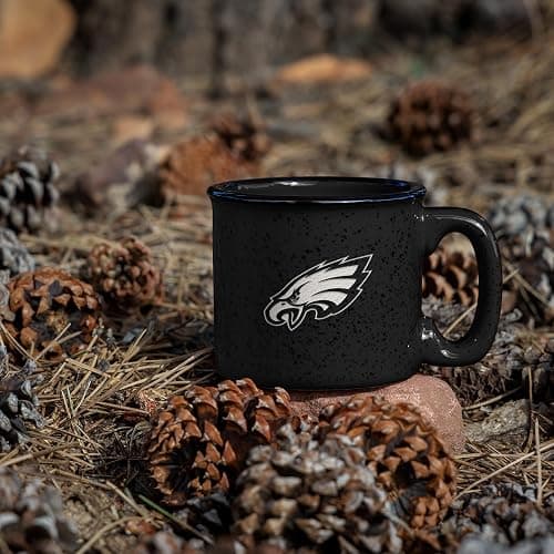 Rico Industries NFL Football Speckle 12oz Laser Engraved Campfire Ceramic Mug thumbnail 3