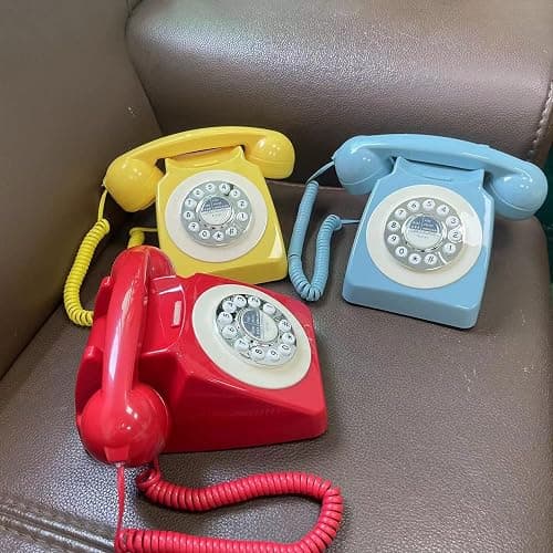 Corded Retro Phone, TelPal Vintage Old Phones, Classic 1930's Antique Landline Phones for Home & Office Decor, Novelty Hotel Telephone with Redial thumbnail 8
