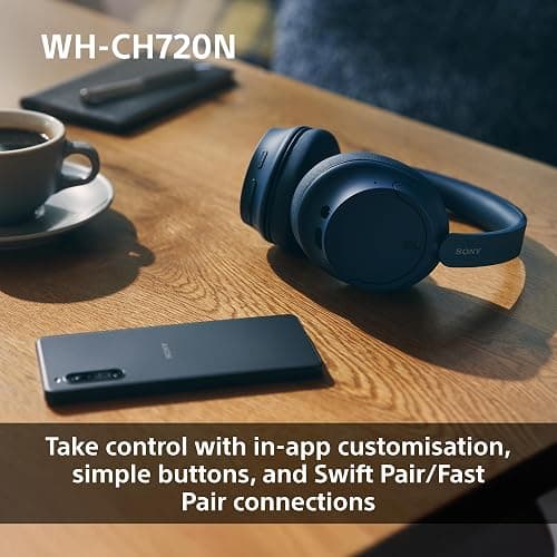 Sony WH-CH720N Noise Cancelling Wireless Bluetooth Headphones - Up to 35 hours battery life and Quick Charge - White thumbnail 7