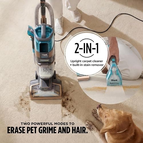 Shark CarpetXpert HairPro | Upright Carpet, Area Rug & Upholstery Cleaner | StainStriker Handheld Tough Stain Remover & Onboard Self Clean | Pet Hair Pickup & Odor Removal | 4 Tools | Copper | EX301 thumbnail 3