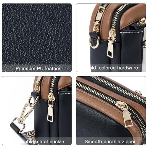Telena Small Crossbody Bags For Women Vegan Leather Crossbody Purse With Adjustable Wide Strap For Daily Life thumbnail 6