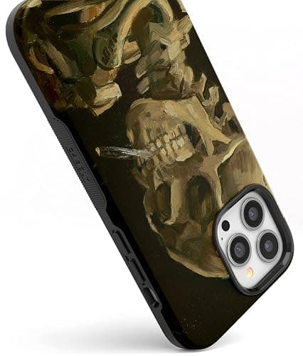 Casely iPhone 14 Pro Max Case | After Hours | Van Gogh Skeleton | Compatible with MagSafe | Bold Protective Design thumbnail 3