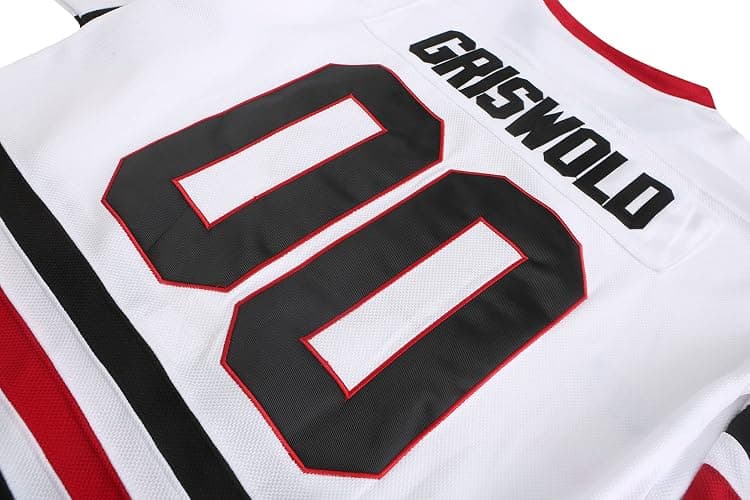 PSOOO Griswold #00 Movie Hockey Jerseys Stitched Letters and Numbers S-XXXL thumbnail 2