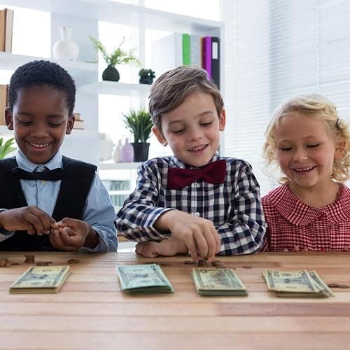 MAGLOGY 210 Pcs Play Money Kids Set, Number Learning Play for Kids Teaching Counting Toys, Ages 3 and Up Kid Education Develop Early Math Skills, Birthday Gift for Boys & Girls thumbnail 2