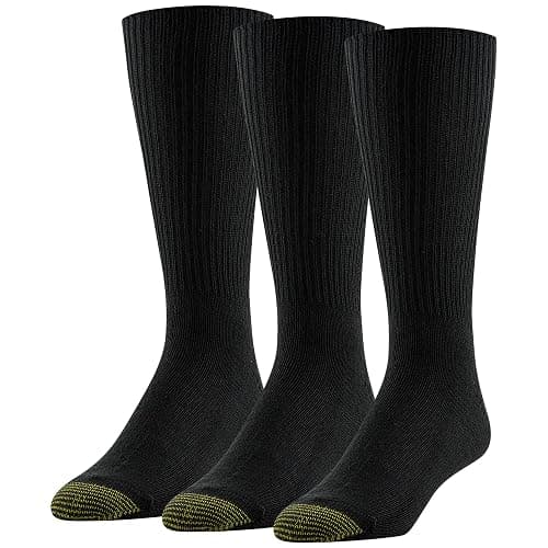 GOLDTOE Men's Fluffies Casual Crew Socks - Image 1