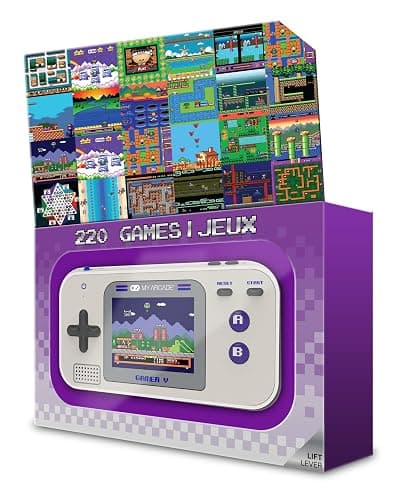 My Arcade Gamer V Classic-Purple: Portable Gaming System with 220 Games, 2.5" Color Display, Pocket Size (DGUN-3920) thumbnail 5