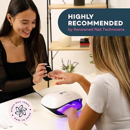 SUNUV UV LED Nail Lamp, UV Light for Nails Compatible with All Gel Polish, 36 LEDs with 4 Timer Settings, LCD Display for Home Salon SUN4 Black thumbnail 6