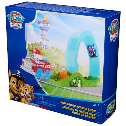 PAW Patrol Pup Squad Rescue Loop, Track Playset with Chase & Marshall Pup Squad Toy Cars & Vehicle Launcher, Kids Toys for Boys & Girls Ages 3 and Up thumbnail 7