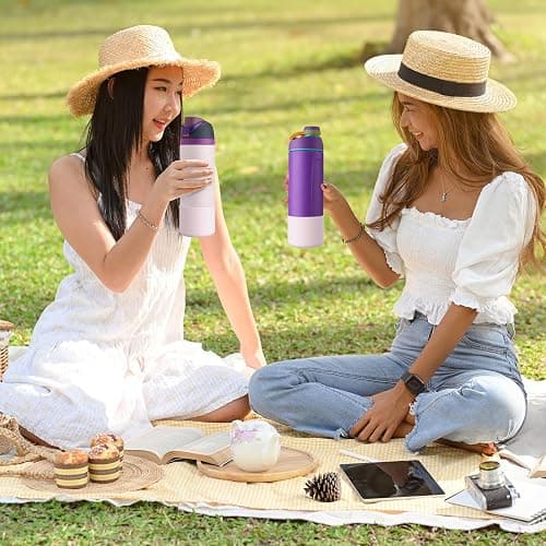 Alwenid 2PCS Silicone Water Bottle Boot for Owala 24oz 32oz 40oz, Anti-Slip Protective Sleeve Bottom Bumper Protector for FreeSip, Twist, and Flip Stainless Steel Water Bottles thumbnail 7