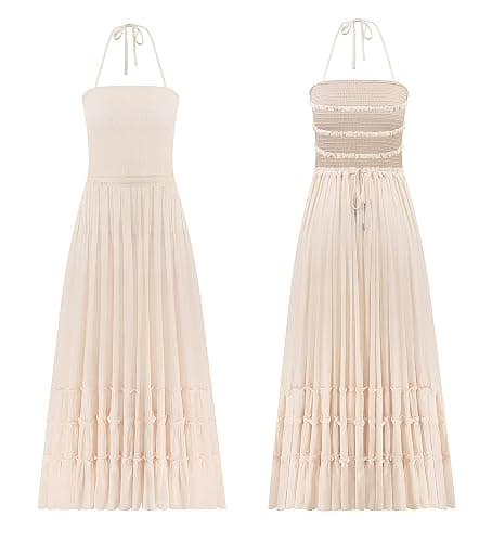R.Vivimos Womens Summer Boho Sexy Backless Long Dresses thumbnail 6