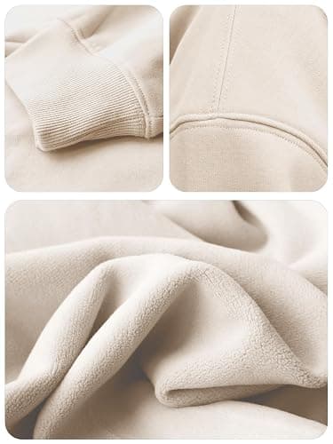 Womens Oversized Hoodies Fleece Loose Hooded Sweatshirt Fall Winter Outfits 2025 Trendy Clothes thumbnail 3