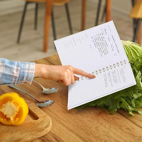 ZICOTO Aesthetic Blank Recipe Book with Linen Cover - The Perfect Recipe Notebook to Write in Your Own Recipes - Beautiful Blank Cookbook to Organize Your Recipes thumbnail 8