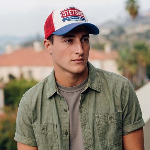Stetson Highway Trucker Cap Snapback Cotton Men Summer Winter thumbnail 3