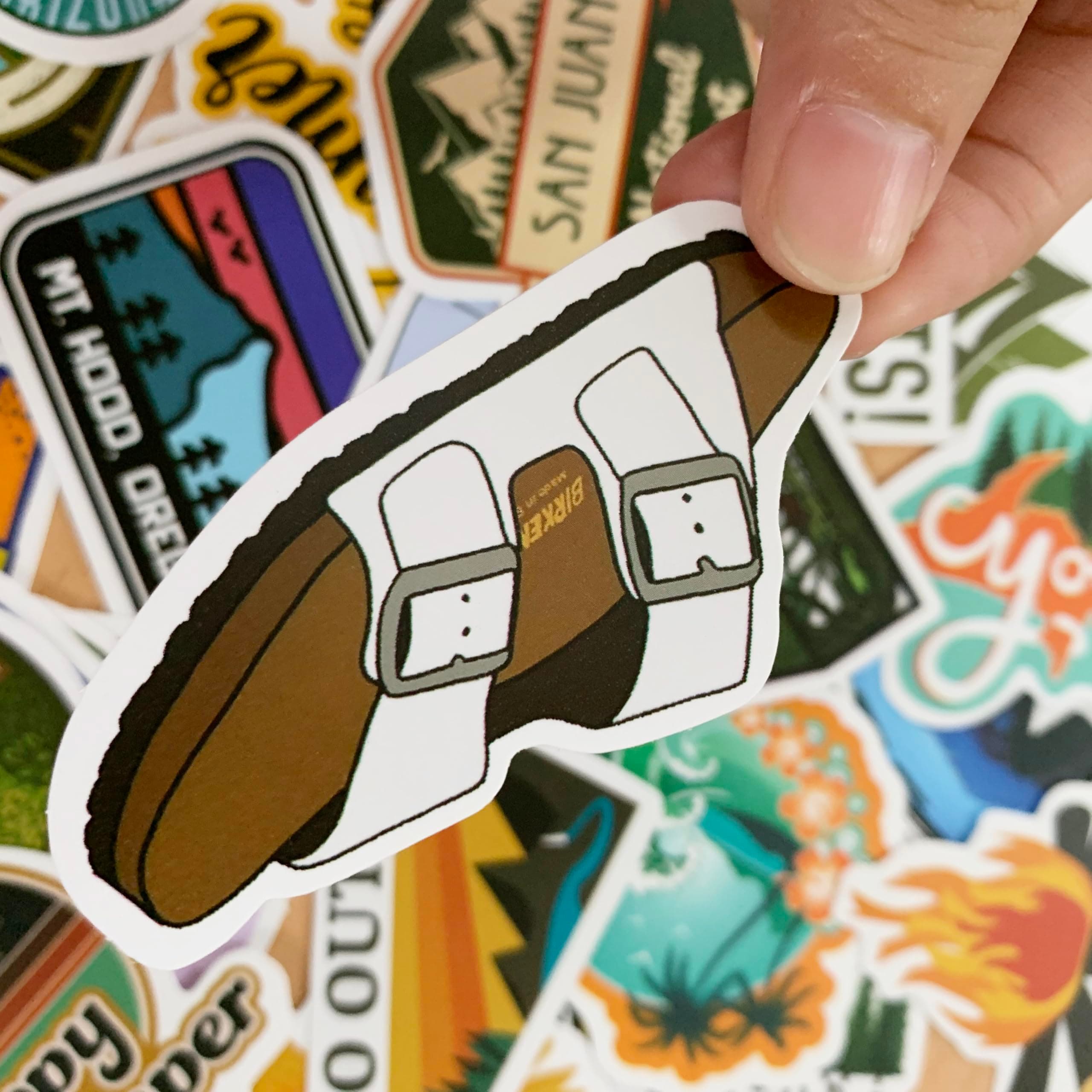 100PCS Stickers for Teen, Hiking Camping Nature Vinyl Stickers for Water Bottles, Laptops, Backpacks, Waterproof Stickers for Outdoor Enthusiasts thumbnail 5
