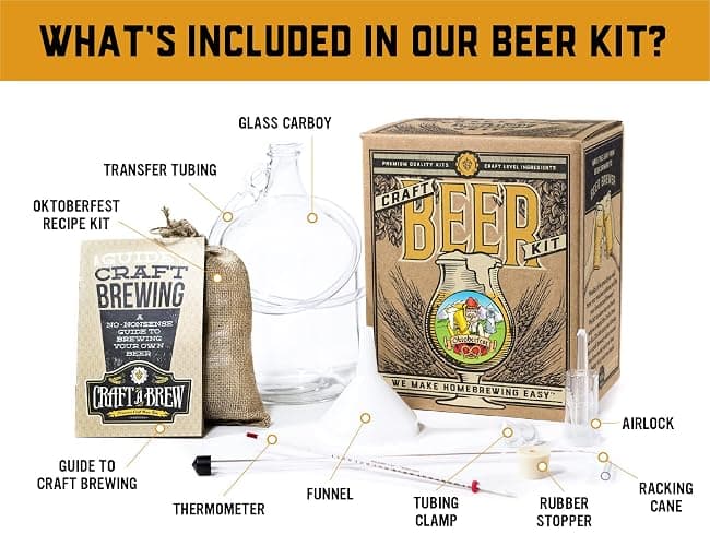 Craft A Brew - Oktoberfest Ale - Beer Making Kit - Make Your Own Craft Beer - Complete Equipment and Supplies - Starter Home Brewing Kit - 1 Gallon thumbnail 4