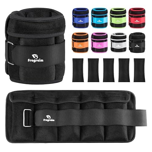 Adjustable Ankle Weights 1-3/4/5/6/8/10/12/15/20 LBS Pair with Removable Weight for Jogging, Gymnastics, Aerobics, Physical Therapy - Image 1