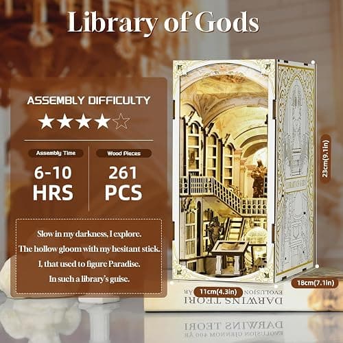 Library of Gods Small (Book Nook) thumbnail 2