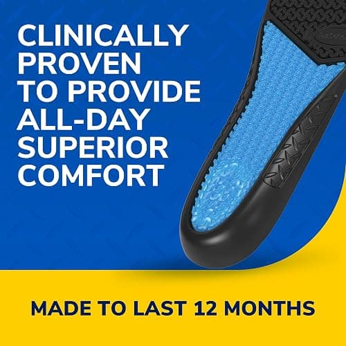 Dr. Scholl's Work All-Day Superior Comfort Insoles (with) Massaging Gel, Men, 1 Pair, Trim to Fit thumbnail 3