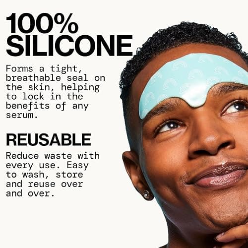 Pacifica Reusable Brow Mask – 100% Silicone Forehead Wrinkle Patch for Brow Lift, Reusable Anti-Wrinkle Pad Smooths Frown Lines, Vegan, Fragrance-Free, Vegan & Cruelty-Free, 1 Piece thumbnail 2