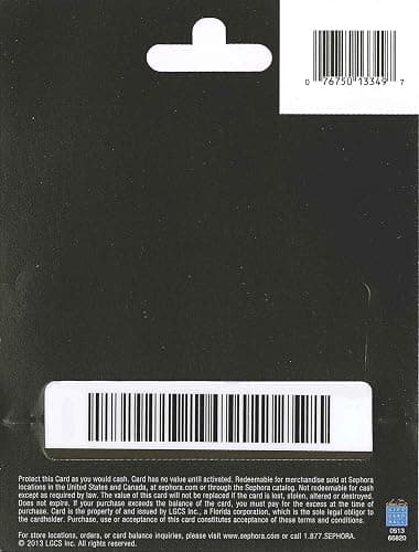 SEPHORA Gift Card $100 thumbnail 2