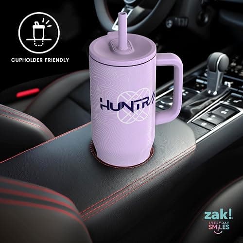 Zak Designs KPop Demon Hunters 30oz Spill-Proof Insulated Travel Tumbler | BPA Free, Silicone Straw, Handle, Cupholder Friendly, Dishwasher Safe, For Office, Home, Travel, Work, Gym, Fitness thumbnail 9