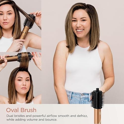 Shark FlexStyle® (Special Edition) | Air Styling & Drying System | Powerful Hair Dryer Brush & Multi-Styler | Auto-Wrap Curlers, Oval Brush, Concentrator, & Storage Bag Included | Copper | HD433CP - Special Edition-FlexStyle Copper thumbnail 5