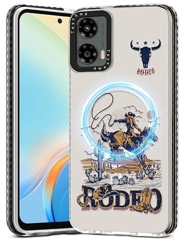 Toycamp for Moto G 5G 2024 Case - Compatible with MagSafe Women Girls Cute Phone Cover Magnetic with Shockproof Protective Girly Pretty Designer Funda for Motorola G 5G 2024, Cowboys - Image 1