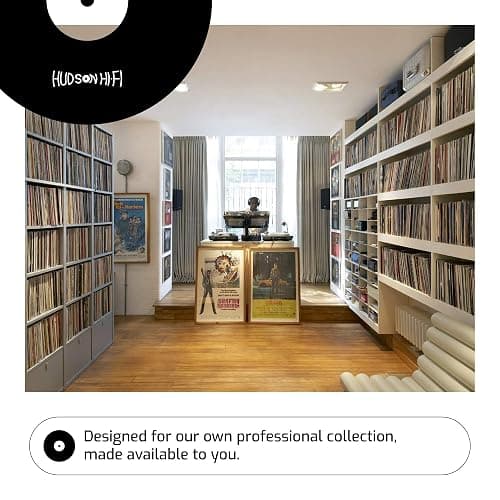 Hudson Hi-Fi Anti-Static Vinyl Record Inner Sleeves 100 Pack - Durable Clear Disc Sleeves- Protect Your LP Albums from Scratches, Dust & Dirt - Acid-Free Rice Paper Interior Disc Covers thumbnail 8