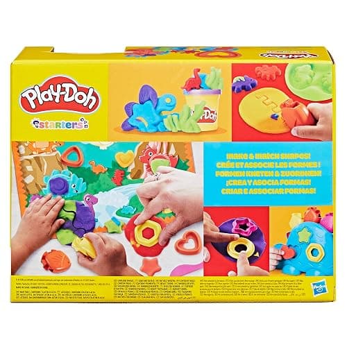 Play-Doh Shapes & Colors Dino Starter Set, Tactile Sensory Play Dinosaur Toys for Kids 2+, 11 Accessories thumbnail 15