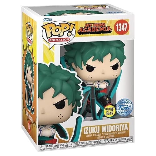Pop! Animation: My Hero Academia – Deku Blackwhip Glow-in-The-Dark PX Vinyl Figure - Image 1