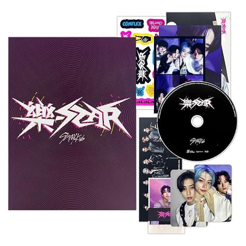 Stray Kids - -Rock-STAR (LIMITED STAR Ver.) - Photobook, CD-R, Photocard, Panorama Mini Poster, Unit Photocard, Sticker, Film Photocards, PVC Card et Plus - Image 1