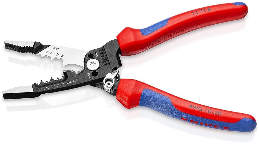 KNIPEX Tools 13 72 8 Forged Wire Stripper, 8-Inch thumbnail 2
