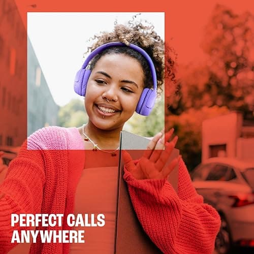 JBL Tune 530BT - On-Ear Bluetooth Headphones - White | JBL Pure Bass Sound, Customize your sound with the JBL Headphones App, 2 beamforming mics for perfect calls thumbnail 3